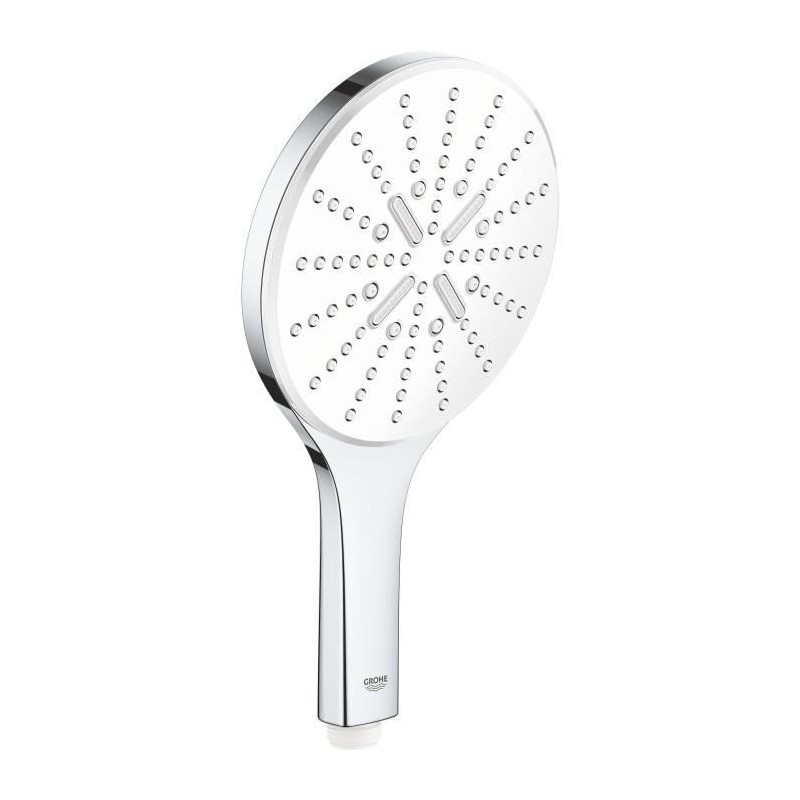 Douchette 3 jets - GROHE - Vitalio SmartActive 150 - Surface de jet blanche -...