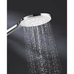 Douchette 3 jets - GROHE - Vitalio SmartActive 150 - Surface de jet blanche -...