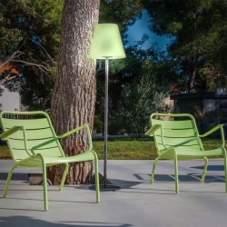 Lampadaire sans fil - LUMISKY - STANDY - H150 cm - Pied metal - LED multicolo...