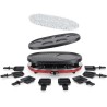 Appareil a raclette 4 en 1 HKoeNIG - RP418 - Juqu'a 8 personnes - 3 plaques i...