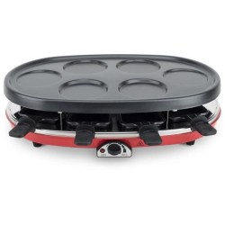 Appareil a raclette 4 en 1 HKoeNIG - RP418 - Juqu'a 8 personnes - 3 plaques i...