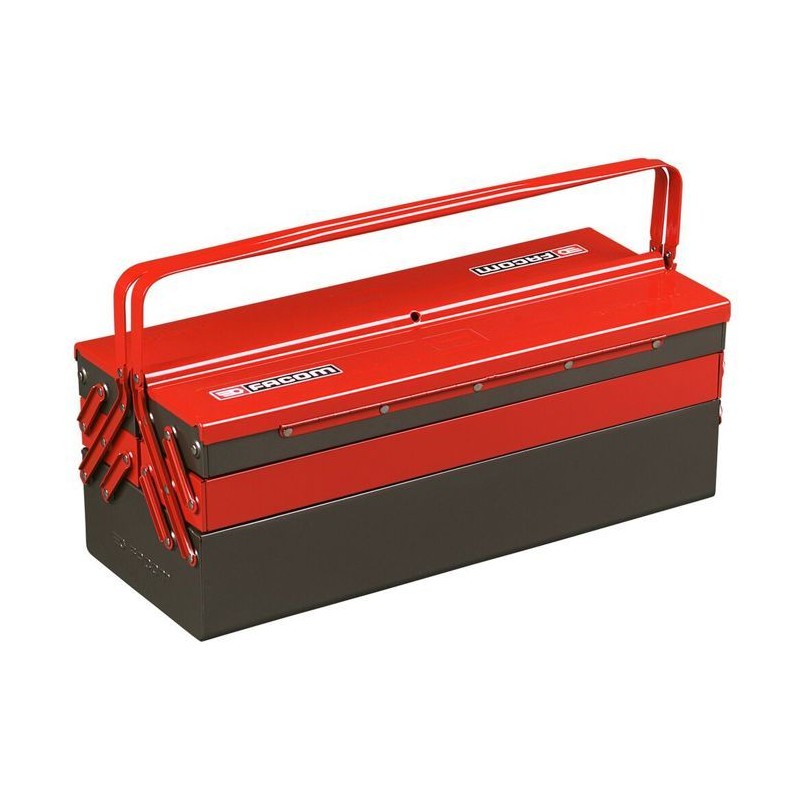 Boite a outils métallique - FACOM - BT.13GPB - 5 compartiments - Grand volume