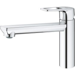 Mitigeur évier monocommande BauLoop 31706000 - GROHE - Bec tube pivotant médi...