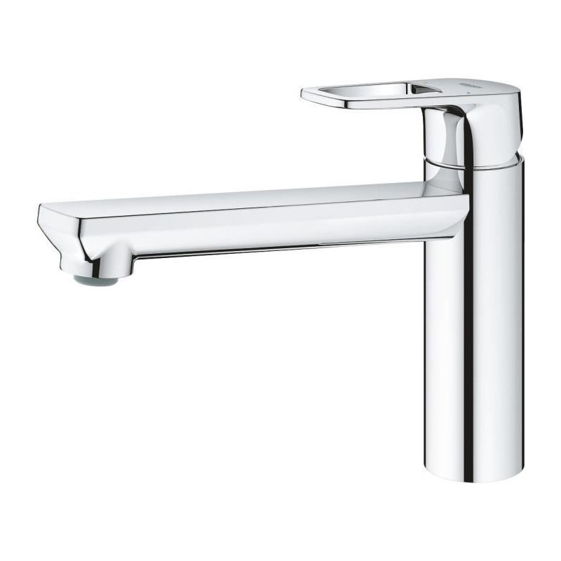 Mitigeur évier monocommande BauLoop 31706000 - GROHE - Bec tube pivotant médi...