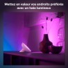 Philips Hue White & Color Ambiance, lampe Bloom, Noir, compatible