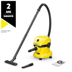 Aspirateur eau et poussieres sans fil WD 2-18 V-12/18 (sans batterie) KARCHER