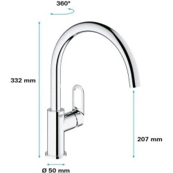 GROHE - Mitigeur monocommande Evier