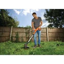 Coupe-bordure électrique BLACK+DECKER - ST1823 - 18V - 25 cm - Avec batterie ...