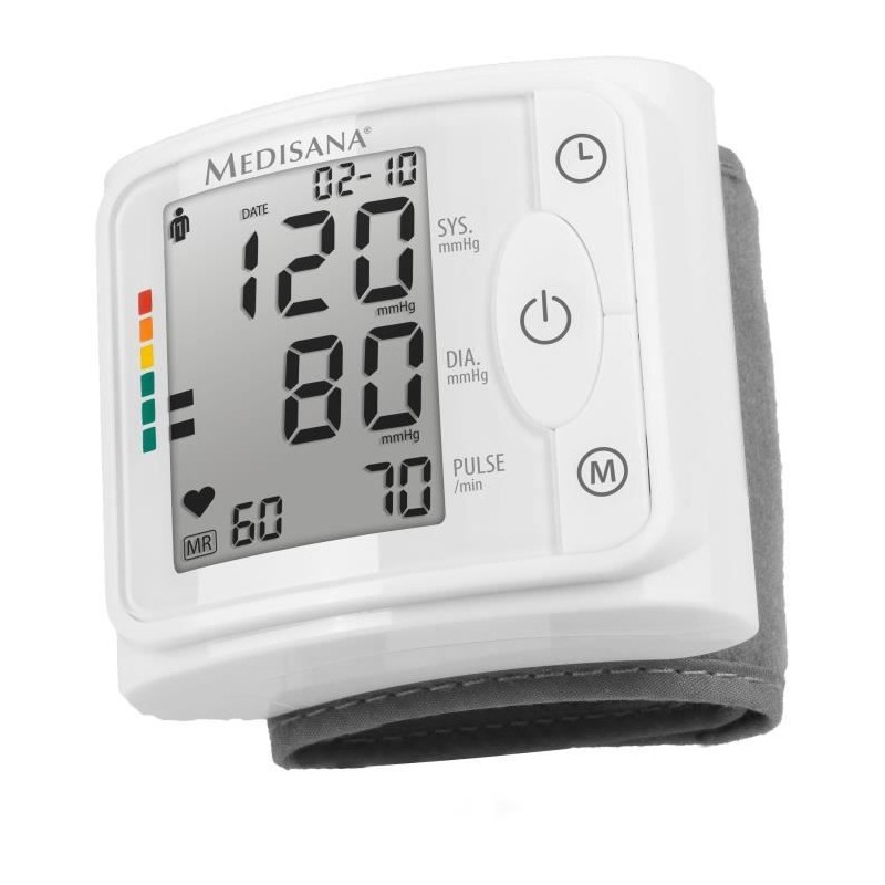 Tensiometre de poignet MEDISANA - BW 320 - mesure de l'arythmie - chiffres XL