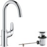 Mitigeur monocommande lavabo - GROHE Swift - 24330001 - Chromé - Taille L - B...