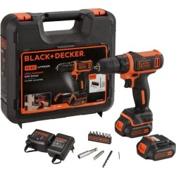 Kit visseuse sans fil - 12V - BLACK+DECKER - BDCDD12KB-QW - 2 batteries - cha...