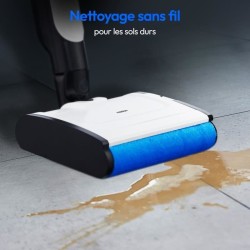 MEDION H10 Nettoyeur Sol Dur sans Fil - Rouleau Brosse - Réservoirs