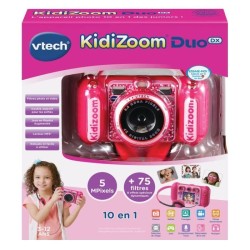 Appareil photo enfant - VTECH - Kidizoom Duo DX Rose - 75 filtres