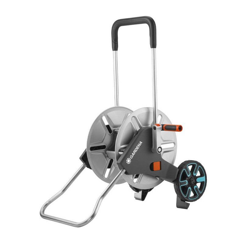 Dévidoir CleverRoll en métal pour jardin moyen - GARDENA - Longueur max 60m -...