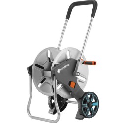Dévidoir CleverRoll en métal pour jardin moyen - GARDENA - Longueur max 60m -...