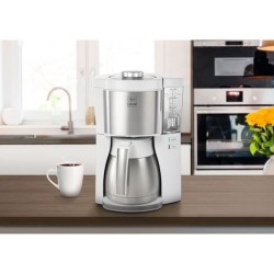 Cafetiere filtre MELITTA - Look V Therm Perfection 1025-15 Blanc/Acier Brossé...