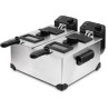Friteuse HKoeNIG - DFX600 - Double Cuve 2x3L - Thermostats indépendants - Pan...