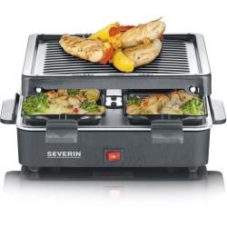 Appareil a raclette SEVERIN - RG2370 - Jusqu'a 4 personnes - Format compact 2...