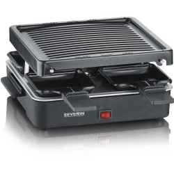 Appareil a raclette SEVERIN - RG2370 - Jusqu'a 4 personnes - Format compact 2...