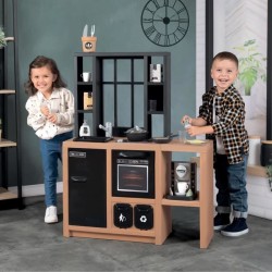 Cuisine pour enfants Smoby Loft avec 32 accessoires, design industriel, des 3...