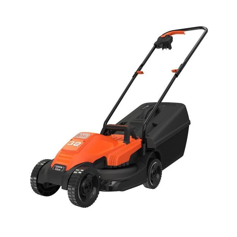 Tondeuse électrique filaire - BLACK&DECKER - BEMW451-QS - 1200W - 32cm de coupe