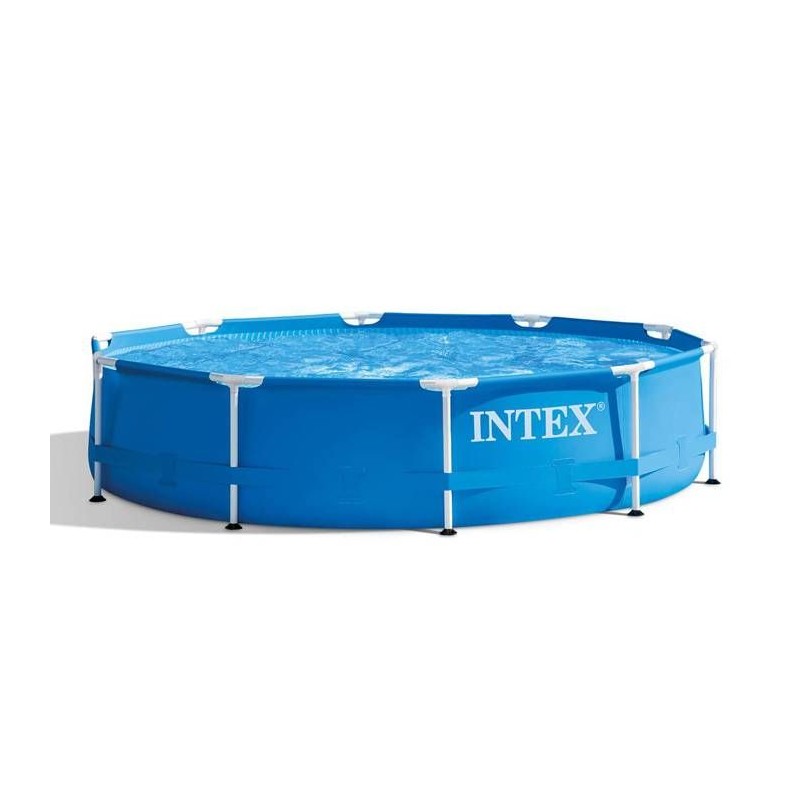 Kit Piscine hors sol tubulaire INTEX - Metal Frame - 305 x 76 cm - Ronde (Liv...