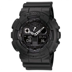 CASIO G-Shock Montre GA-100-1A1ER  Quartz Chronographe