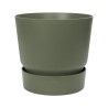 ELHO Pot de fleurs rond Greenville - Ø 55 x H 50 cm - Extérieur - 100% recycl...