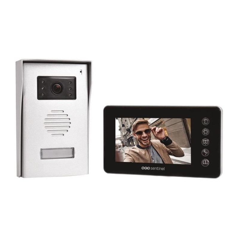 Interphone vidéo filaire - VisioFirst 4.3 - SCS SENTINEL - Garantie 3 ans