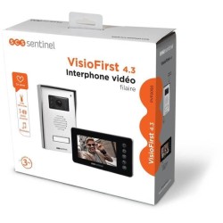 Interphone vidéo filaire - VisioFirst 4.3 - SCS SENTINEL - Garantie 3 ans