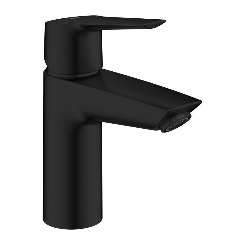 Mitigeur lavabo monocommande GROHE Start noir mat taille S économie d'eau