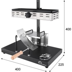 Appareil a raclette LITTLE BALANCE - Savoyarde Demi Meule - Jusqu'a 6 personn...