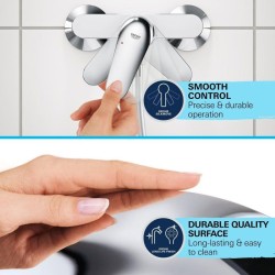 Mitigeur Bain / Douche Start - GROHE - 24206002 - Inverseur automatique - Mou...