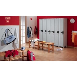 SPACESAVER 35 PLASTIKEN Armoire haute 1 Porte avec étageres - l 35 x p 45 x h...