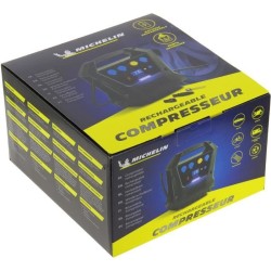 Compresseur sans fils - MICHELIN - Batterie 12V 7,2Ah 2100mA - voiture jusqu'...