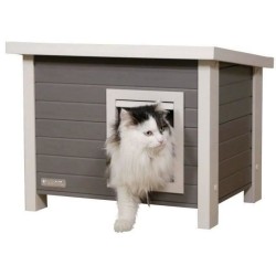 Maison extérieure pour chat en composite, matériau durable - KERBL - ECO Eli ...