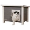Maison extérieure pour chat en composite, matériau durable - KERBL - ECO Eli ...