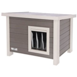 Maison extérieure pour chat en composite, matériau durable - KERBL - ECO Eli ...