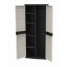 TITANIUM PLASTIKEN Armoire 2 portes avec étageres et penderie l70 x p44 x h17...