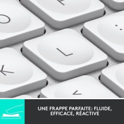 Clavier - Sans fi l- Logitech - MX Keys Mini - AZERTY - Rétroéclairé - Pour M...