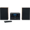 Micro-chaîne Bluetooth - THOMSON - Bois/Noir - Radio FM/CD/MP3/USB, 20W RMS, ...