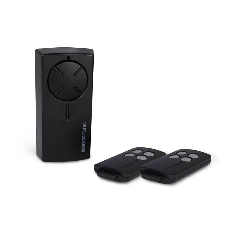 Kit récepteur radio universel SCS SENTINEL - 12/24V - Avec 2 télécommandes, b...