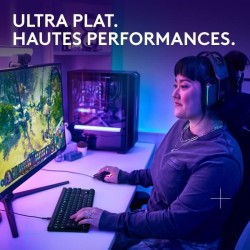 Clavier gamer - Filaire - Logitech G - G515 TKL - AZERTY - Mécanique - RGB - ...