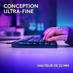 Clavier gamer - Filaire - Logitech G - G515 TKL - AZERTY - Mécanique - RGB - ...