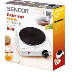 Plaque de cuisson électrique - SENCOR - SCP 1503WH-EUE4 - 1500 W - 1 foyer - ...