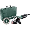 Meuleuse d'angle filaire METABO 850W 125mm W 850-125 + 1 disque diamant + mal...