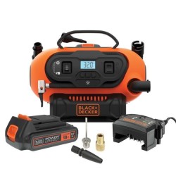 Gonfleur compresseur filaire ou sans fil - BLACK+DECKER - BDCINF18N-QS - 18V ...