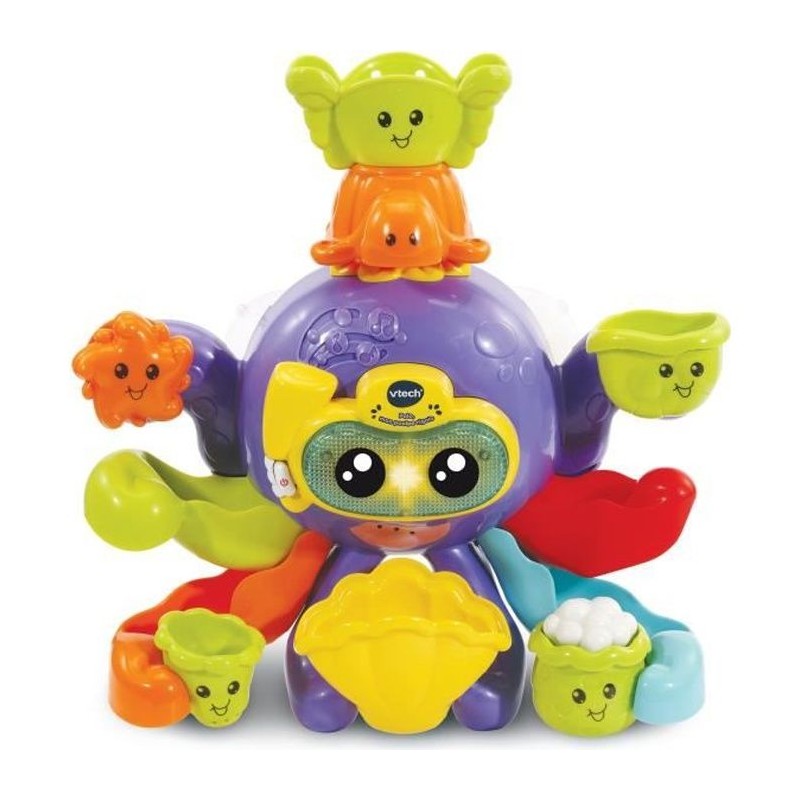 Jouet de Bain interactif VTECH BABY - Polo, Mon Poulpe Rigolo -