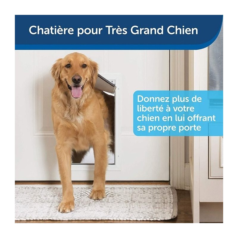 PetSafe - Chatiere Staywell Résistante en Aluminium pour gros Chien , avec Sy...