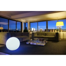 LUMISKY - Boule lumineuse filaire pour extérieur LED - blanc BOBBY - Ø60cm cu...